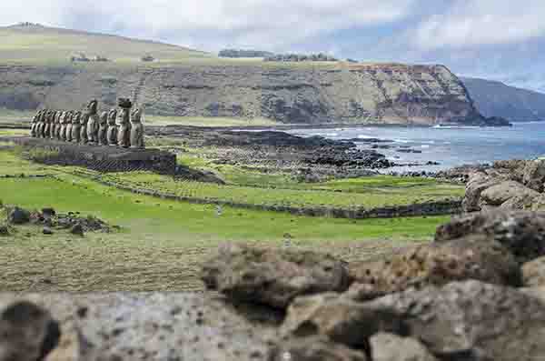 50 - Chile - isla de Rapa Nui o Pascua - Ahu Tongariki